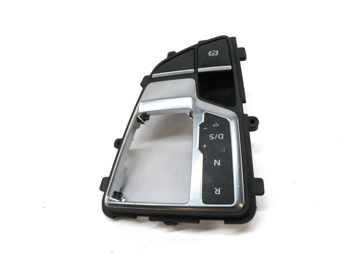 Thumbnail 3: 2017 AUDI A4 (B9 8W) GEAR SHIFTER SHIFT INDICATOR TRIM w/ PARKING BRAKE SWITCH