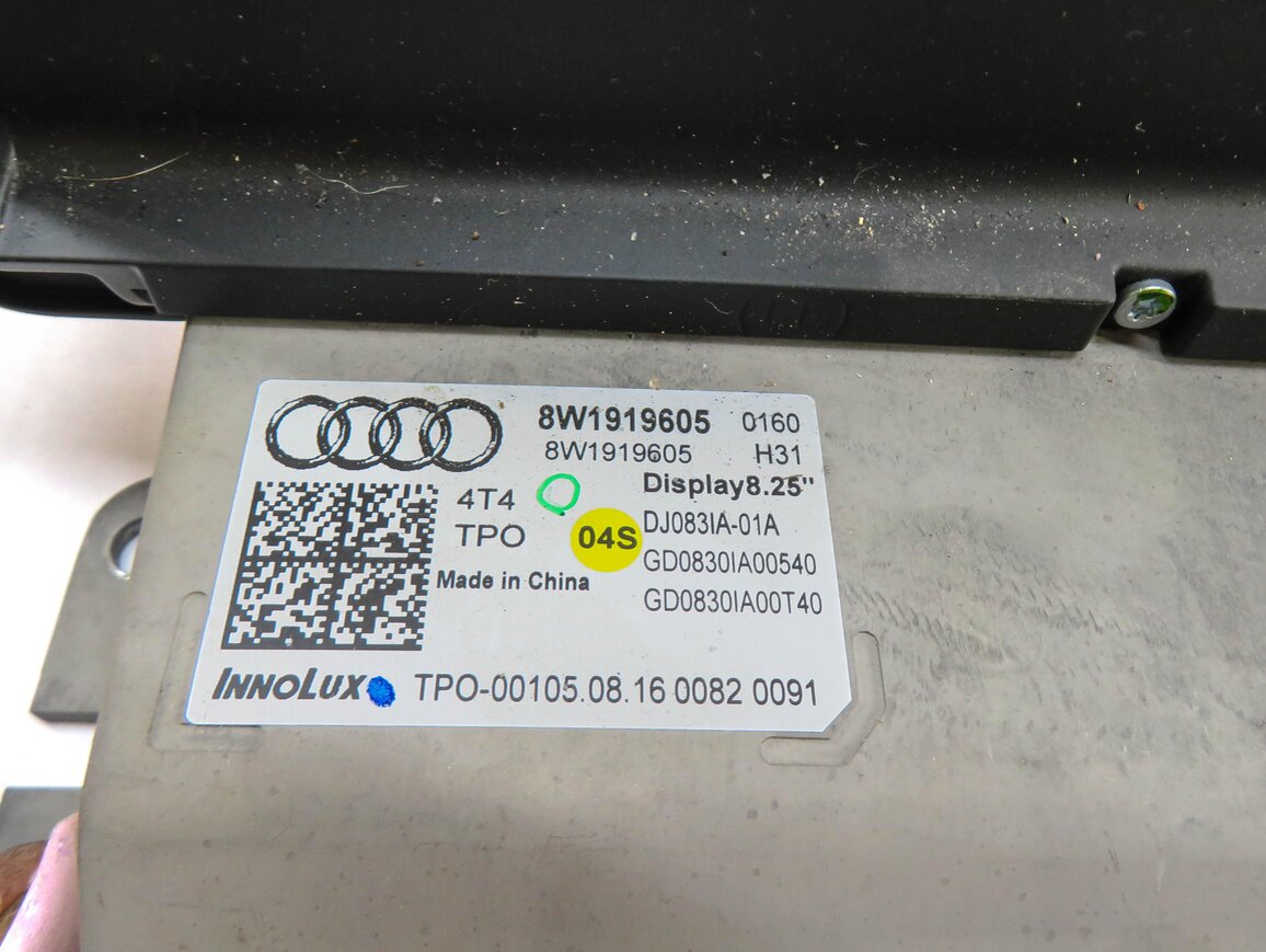 Thumbnail 6: 2017-2019 AUDI A4 A5 S5 (B9 8W 8W6) FRONT GPS NAVIGATION MEDIA DISPLAY SCREEN