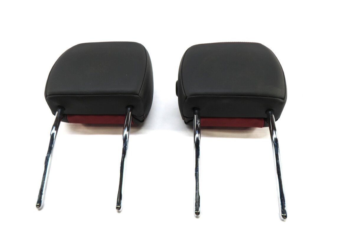 Thumbnail 6: 2016 RANGE ROVER EVOQUE (L538) FRONT LEFT & RIGHT SEAT HEADREST SET (RED BLACK)
