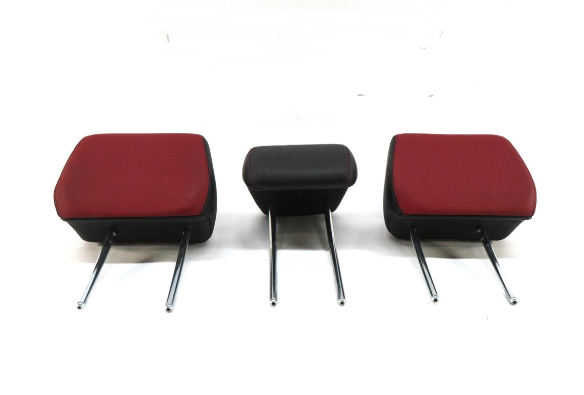 Thumbnail 2: 2016 RANGE ROVER EVOQUE (L538) REAR SEAT HEADREST SET-3 (PIMENTO RED & BLACK)
