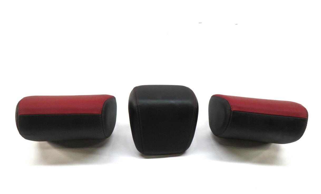 Thumbnail 3: 2016 RANGE ROVER EVOQUE (L538) REAR SEAT HEADREST SET-3 (PIMENTO RED & BLACK)