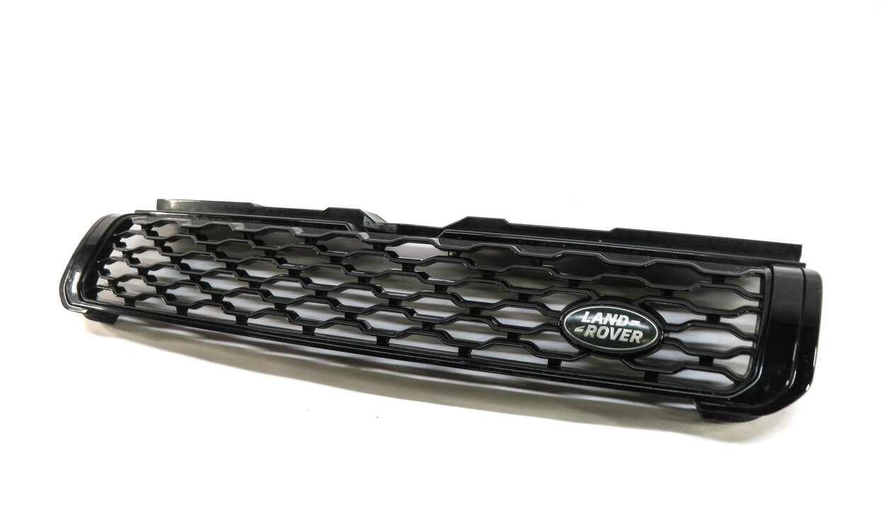 Thumbnail 2: 16-19 RANGE ROVER EVOQUE (L538) FRONT HOOD CENTER AIR VENT GRILLE TRIM (BLACK)