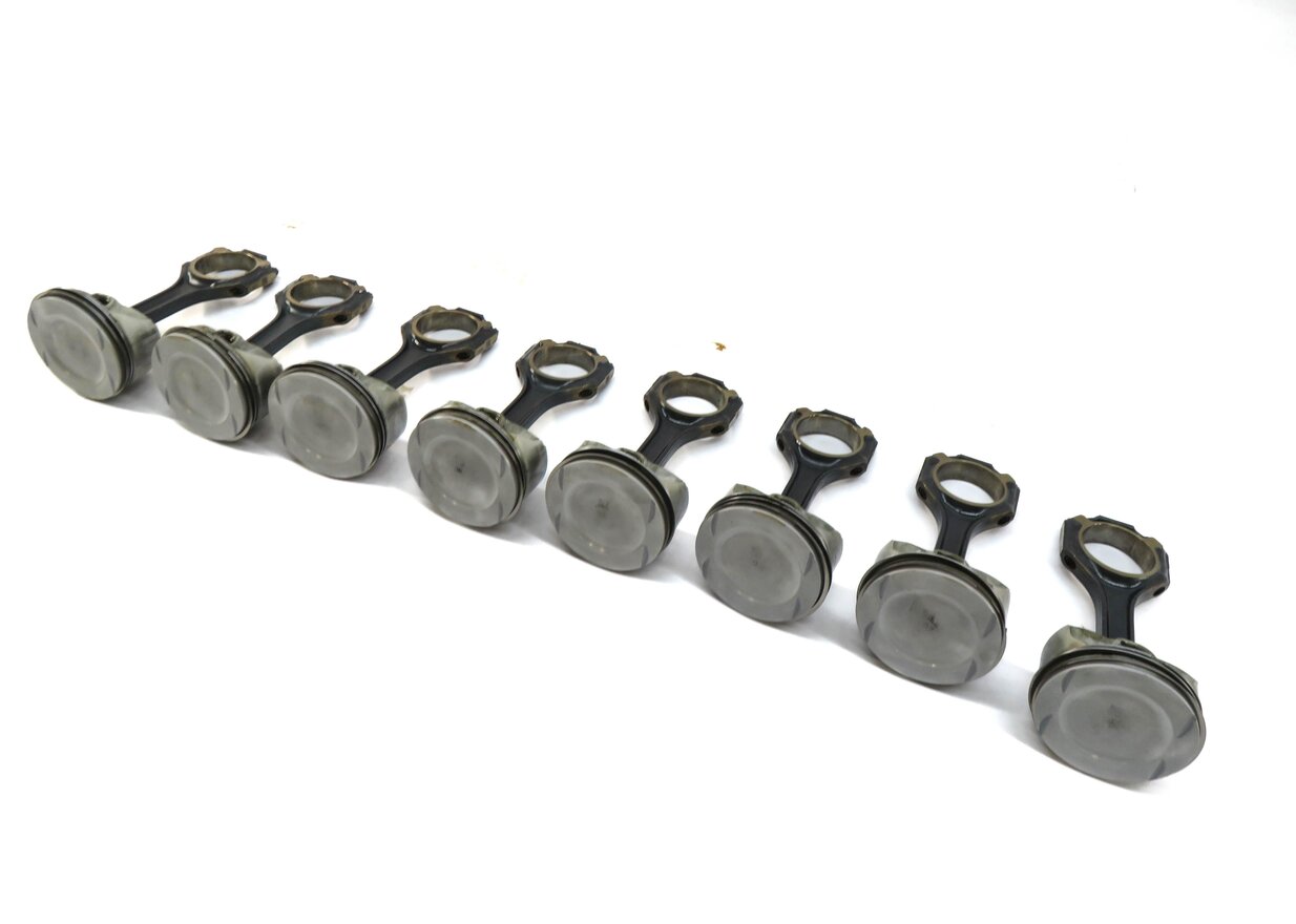 12-13 MERCEDES CL E GL ML S SL CLS AMG (C216 W166 W212 W218 X166) PISTON SET