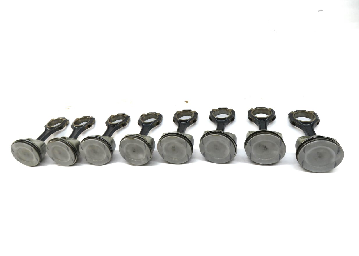 Thumbnail 3: 12-13 MERCEDES CL E GL ML S SL CLS AMG (C216 W166 W212 W218 X166) PISTON SET