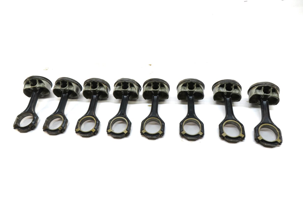Thumbnail 4: 12-13 MERCEDES CL E GL ML S SL CLS AMG (C216 W166 W212 W218 X166) PISTON SET