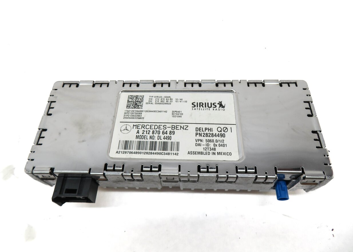 Thumbnail 2: 2010-2016 MERCEDES B C E ML SL CLS (W204 W166 W212 X204) SIRIUS SATELLITE MODULE
