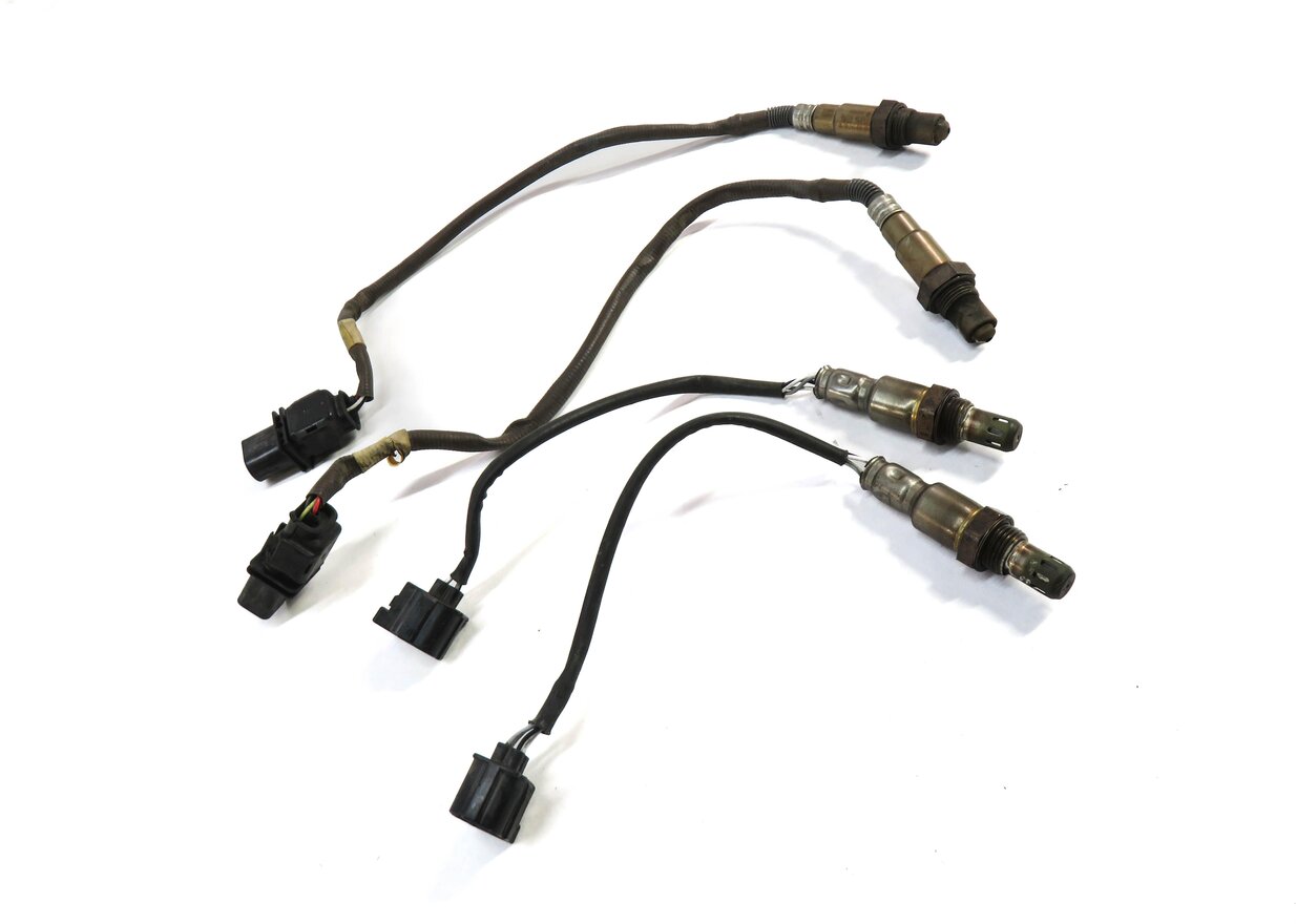 Thumbnail 3: 2013 MERCEDES CLS63 AMG (W218) PRE POST CAT O2 OXYGEN LAMBDA PROBE SENSOR SET
