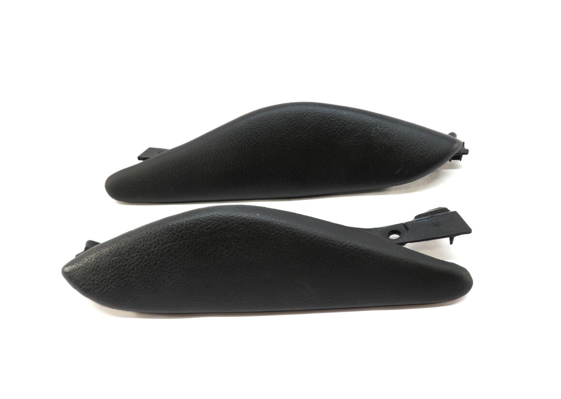 Thumbnail 2: 2014 BMW X6 (E71) FRONT CENTER CONSOLE KNEE PAD TRIM PAD SET-2 (BLACK)