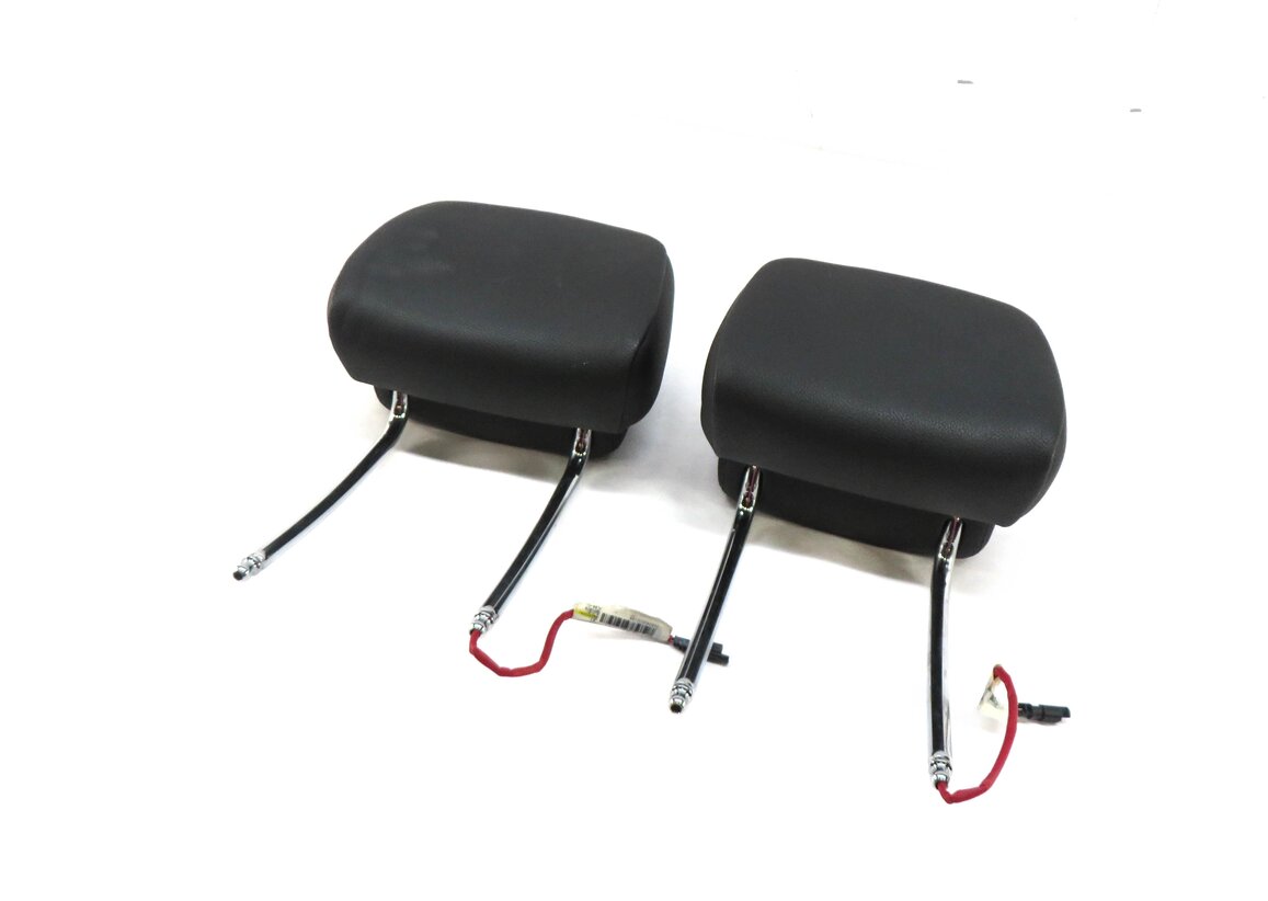 2014 BMW X6 (E71) FRONT LEFT & RIGHT SEAT HEADREST SET-2 (BLACK NEVADA LEATHER)