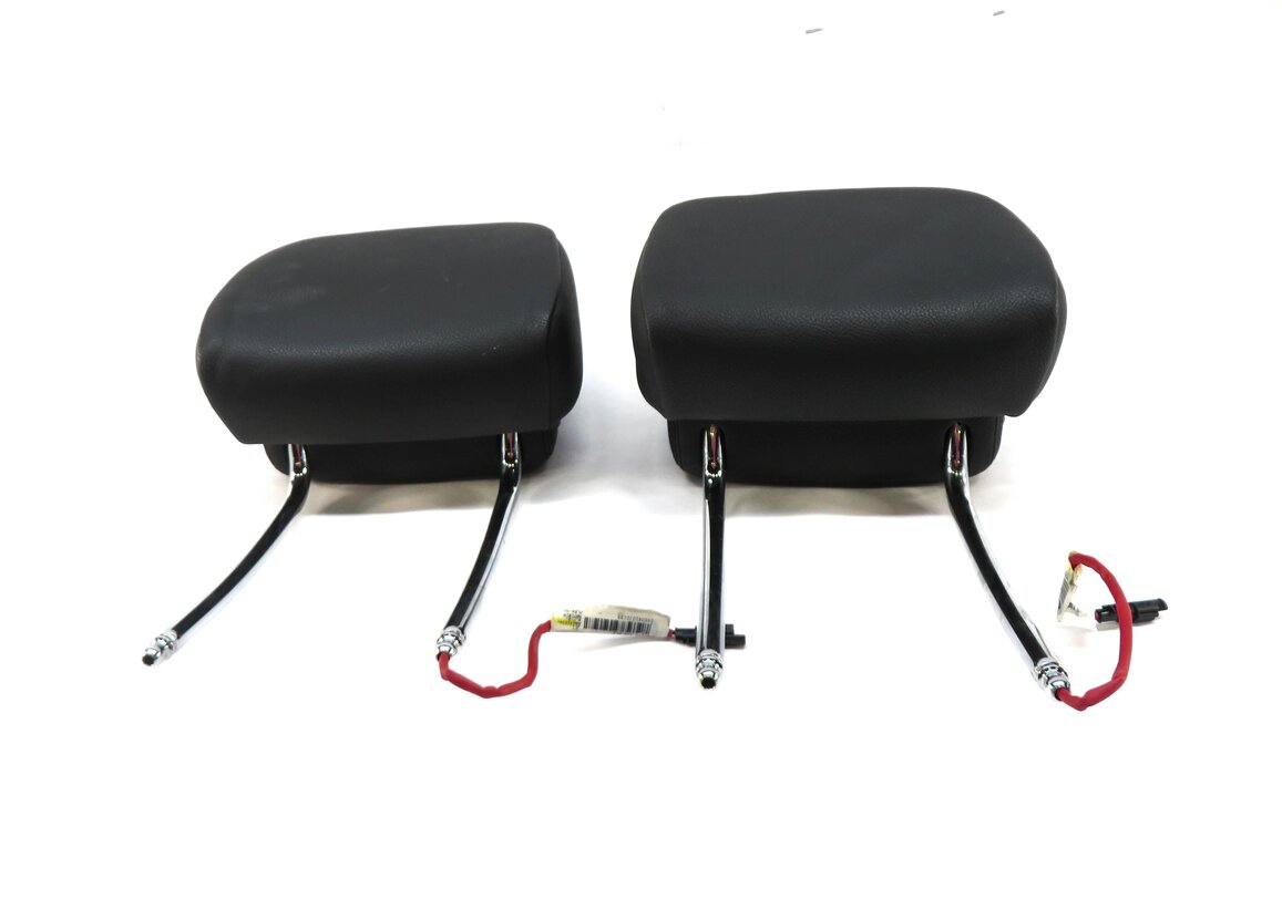 Thumbnail 2: 2014 BMW X6 (E71) FRONT LEFT & RIGHT SEAT HEADREST SET-2 (BLACK NEVADA LEATHER)