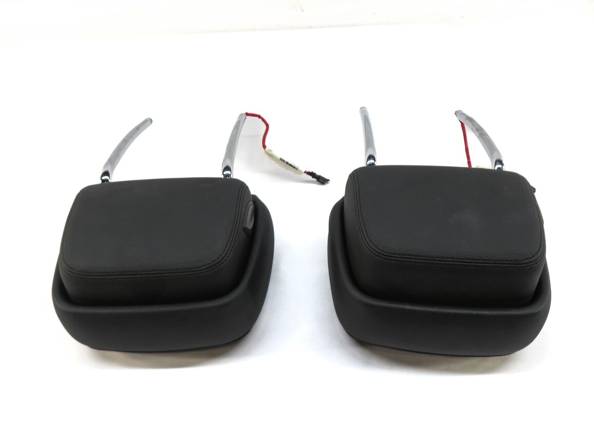 Thumbnail 4: 2014 BMW X6 (E71) FRONT LEFT & RIGHT SEAT HEADREST SET-2 (BLACK NEVADA LEATHER)