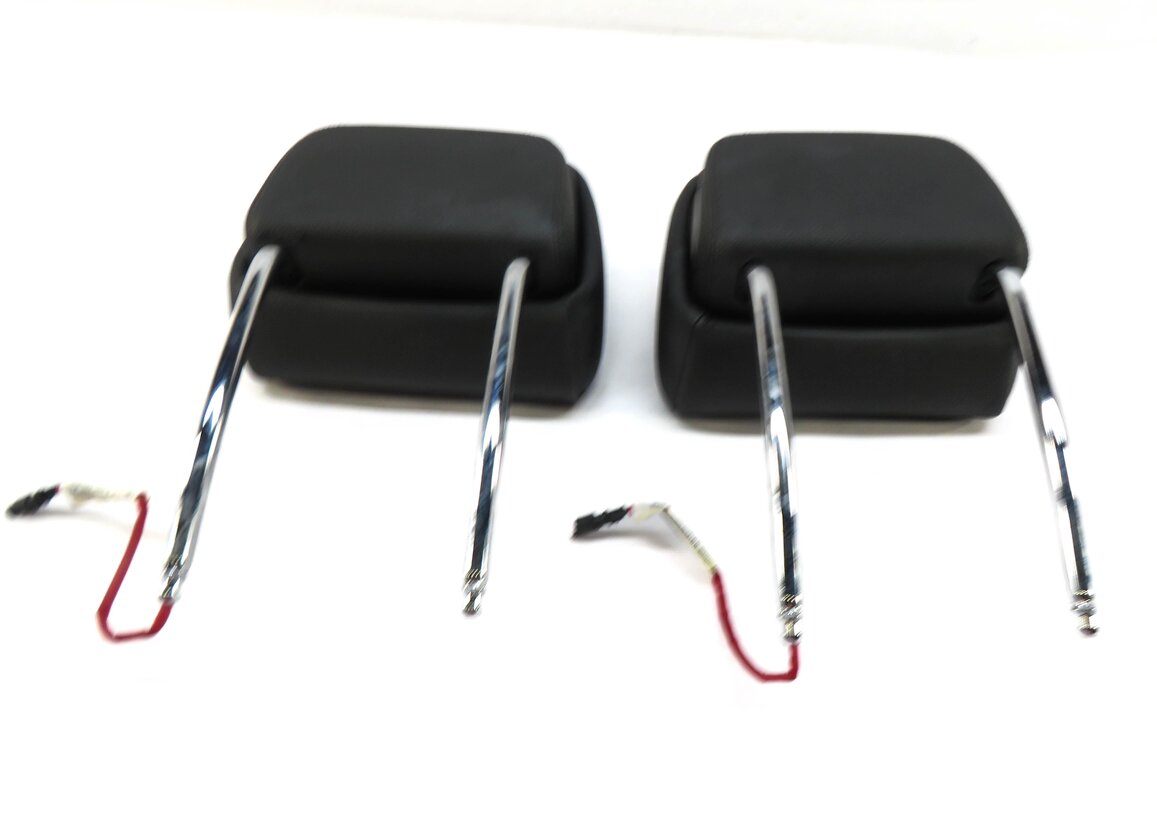 Thumbnail 5: 2014 BMW X6 (E71) FRONT LEFT & RIGHT SEAT HEADREST SET-2 (BLACK NEVADA LEATHER)