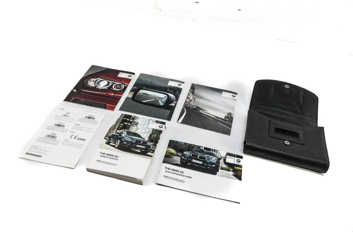 2014 BMW X6 (E71) OWNERS MANUAL BOOK BOOKLET GUIDE SET w/ CASE