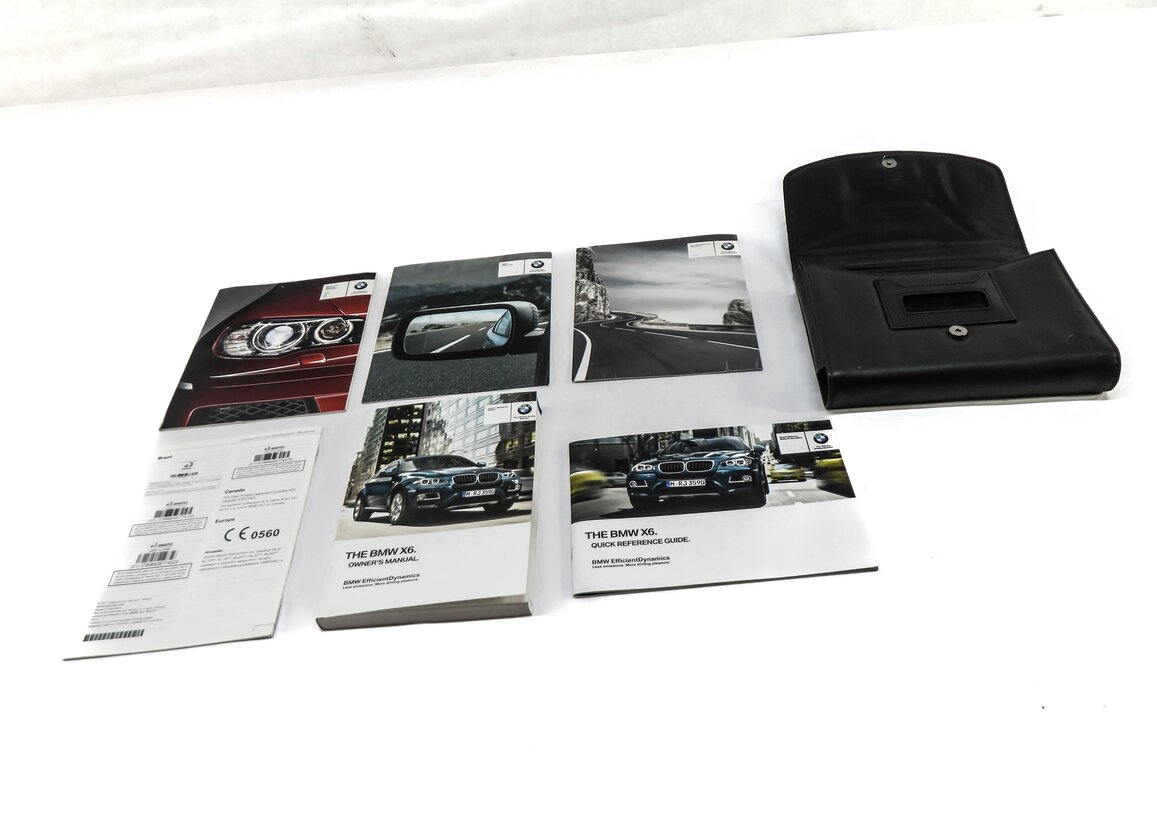 Thumbnail 2: 2014 BMW X6 (E71) OWNERS MANUAL BOOK BOOKLET GUIDE SET w/ CASE