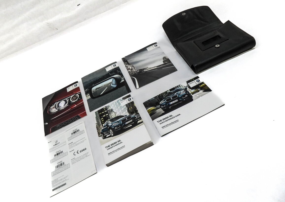 Thumbnail 3: 2014 BMW X6 (E71) OWNERS MANUAL BOOK BOOKLET GUIDE SET w/ CASE