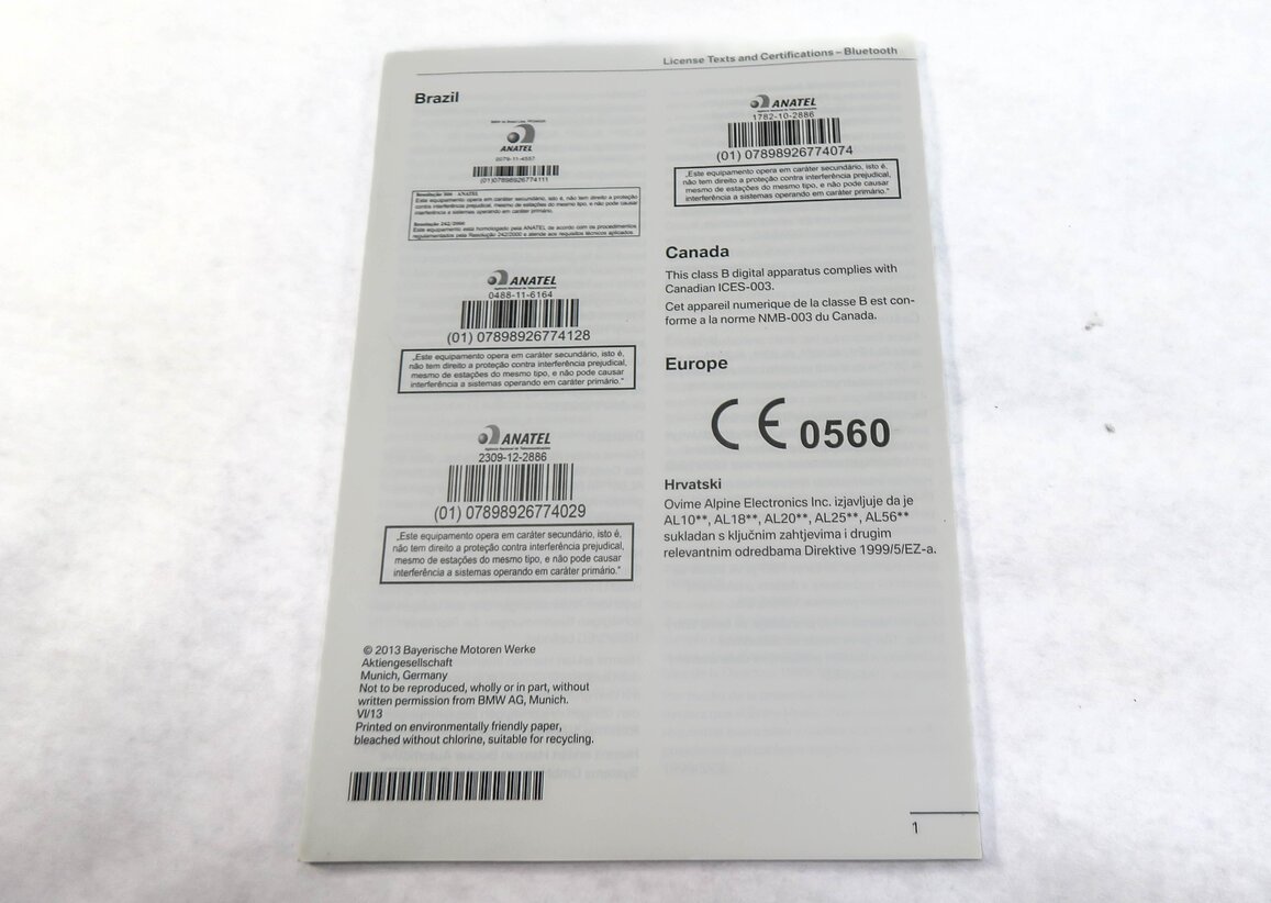 Thumbnail 4: 2014 BMW X6 (E71) OWNERS MANUAL BOOK BOOKLET GUIDE SET w/ CASE