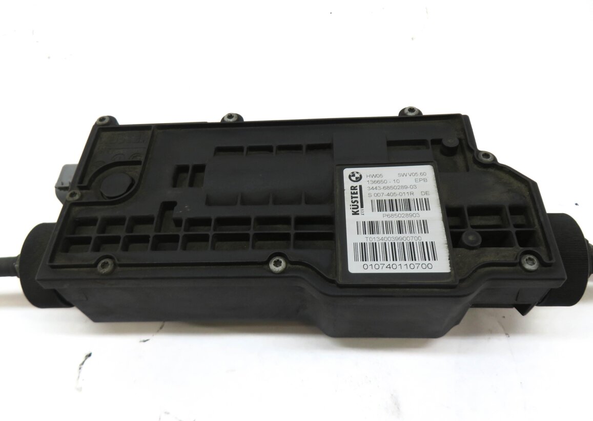 Thumbnail 3: 2014 BMW X6 (E71) EMERGENCY PARKING BRAKE ACTUATOR MOTOR w/ CABLES