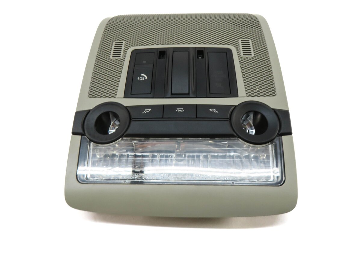 Thumbnail 2: 2013 BMW X5 (E70) FRONT DOMELIGHT MAP READING COURTESY DOME LIGHT LAMP (GRAY)