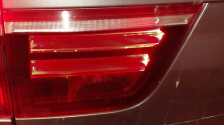 Thumbnail 2: 11-13 BMW X5 X5M (E70) LEFT DRIVER INNER TAILLIGHT LIGHT LAMP (INCANDESCENT)