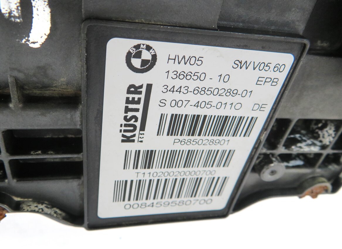 Thumbnail 6: 2013 BMW X5 (E70) REAR PARKING BRAKE ACTUATOR MOTOR w/ CABLES