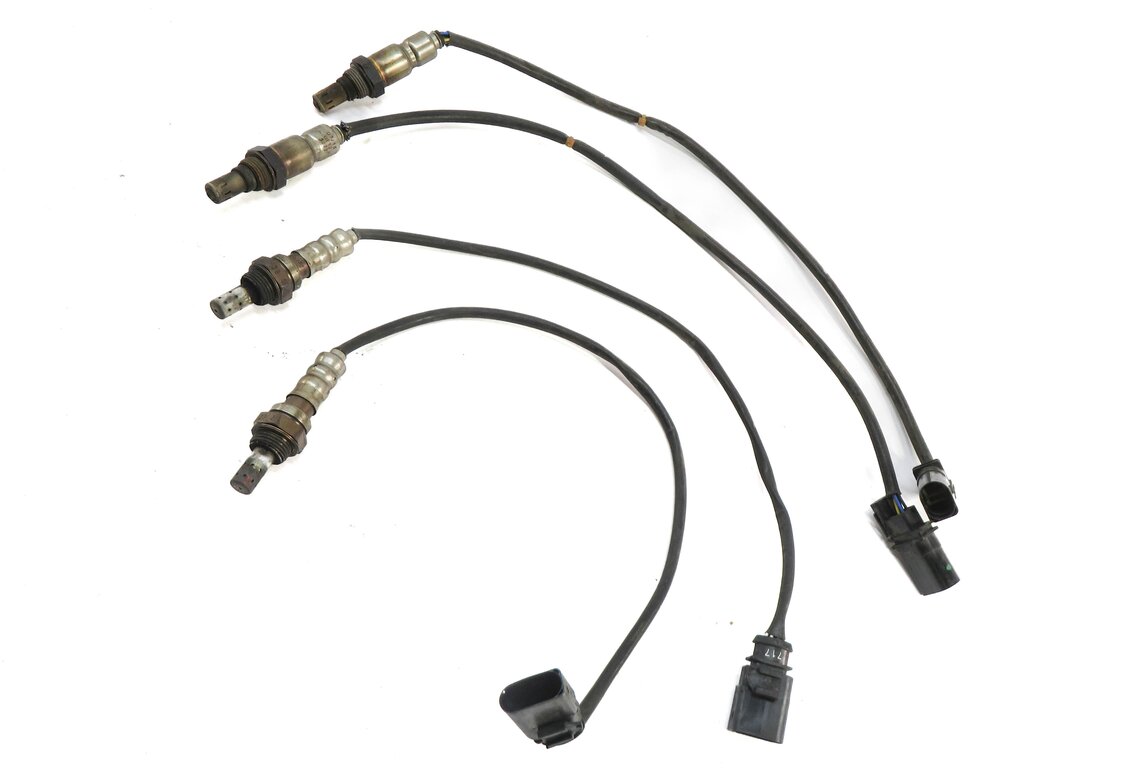 Thumbnail 3: 2014 AUDI S4 (B8 8K) 3.0L PRE / POST CAT O2 OXYGEN LAMBDA PROBE SENSOR SET-4