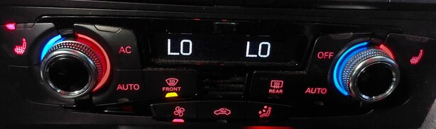 Thumbnail 2: 13-17 AUDI A4 S4 A5 S5 RS5 Q5 SQ5 (B8 8K 8T 8R) HEATER A/C TEMPERATURE CONTROL