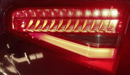 Thumbnail 2: 13-16 AUDI A4 S4 B8 8K REAR RIGHT PASSENGER INNER TRUNK TAILLIGHT LIGHT LAMP LED