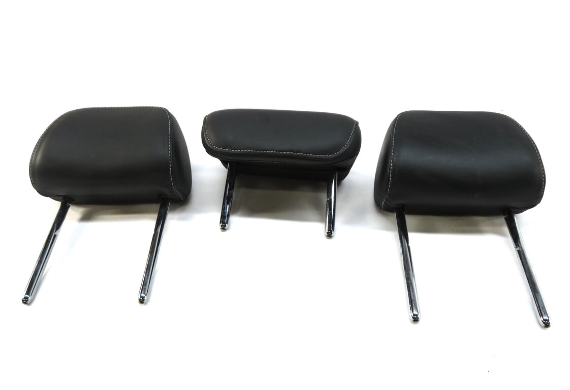 Thumbnail 2: 2014 AUDI S4 (B8 8K) REAR SEAT LEFT CENTER RIGHT HEADREST SET-3 (BLACK LEATHER)