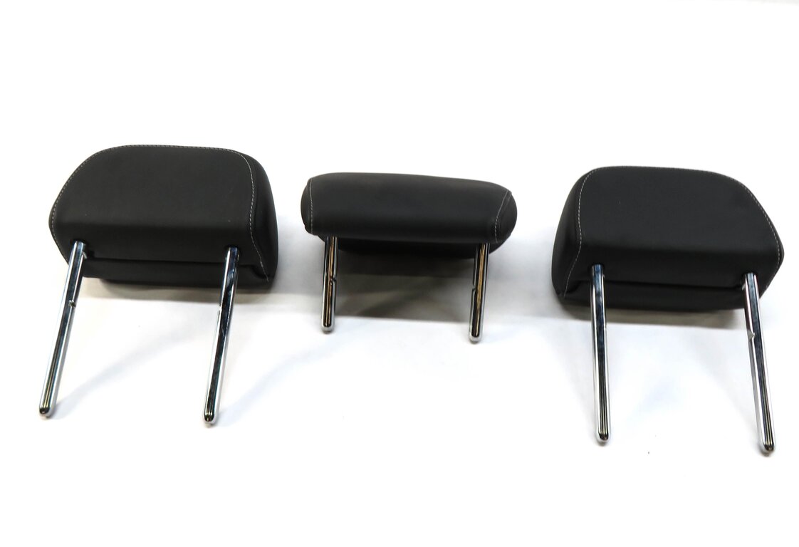 Thumbnail 5: 2014 AUDI S4 (B8 8K) REAR SEAT LEFT CENTER RIGHT HEADREST SET-3 (BLACK LEATHER)
