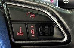 Thumbnail 3: 2014 AUDI S4 (B8 8K) 3-SPOKE FLAT BOTTOM SPORT STEERING WHEEL w/ PADDLES