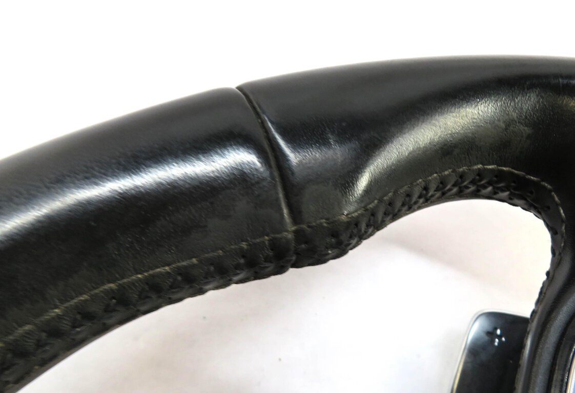 Thumbnail 7: 2014 AUDI S4 (B8 8K) 3-SPOKE FLAT BOTTOM SPORT STEERING WHEEL w/ PADDLES