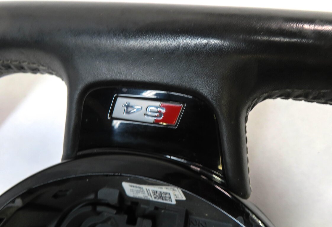 Thumbnail 8: 2014 AUDI S4 (B8 8K) 3-SPOKE FLAT BOTTOM SPORT STEERING WHEEL w/ PADDLES