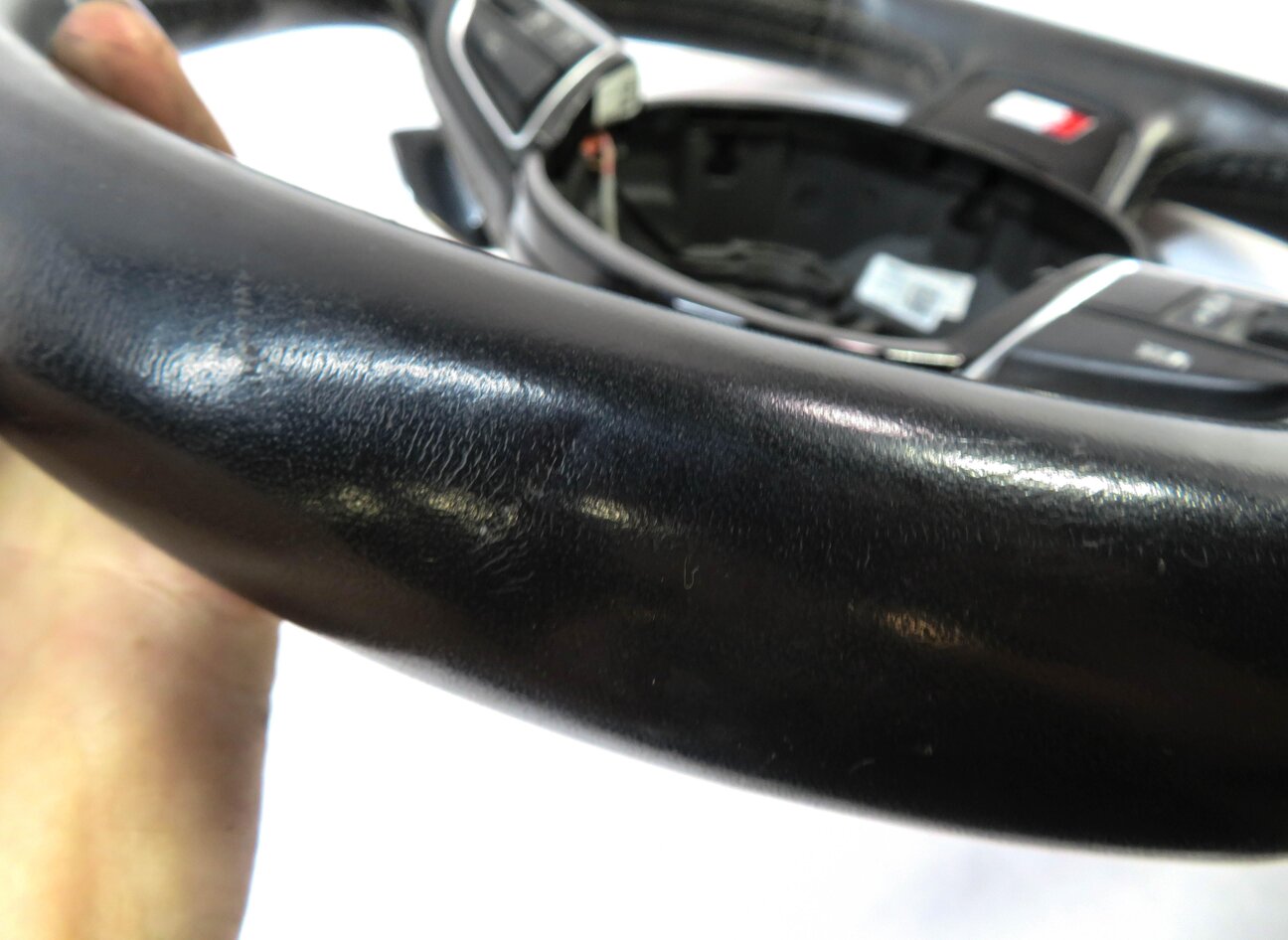 Thumbnail 9: 2014 AUDI S4 (B8 8K) 3-SPOKE FLAT BOTTOM SPORT STEERING WHEEL w/ PADDLES
