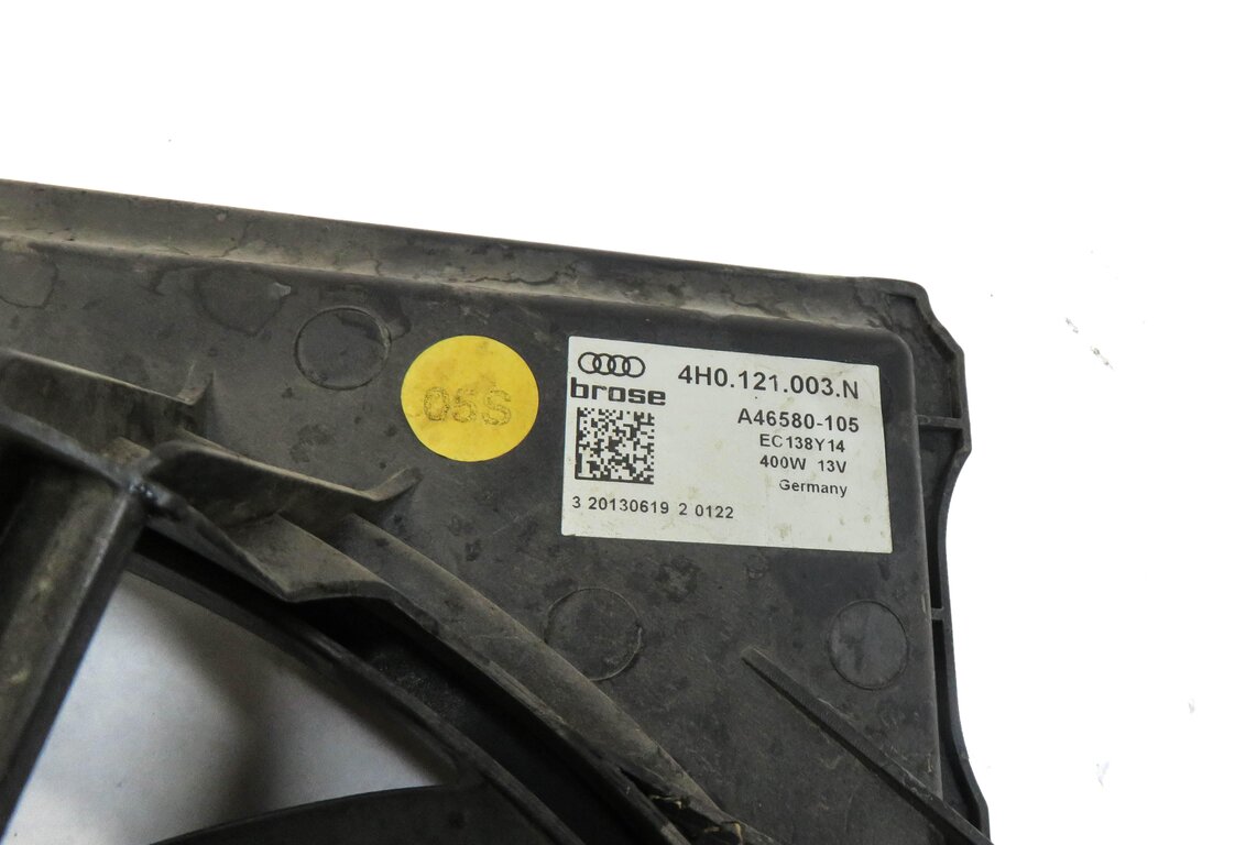 Thumbnail 8: 12-18 AUDI A6 A7 (C7) 3.0L SUPERCHARGED ENGINE - RADIATOR COOLING FAN w/ SHROUD