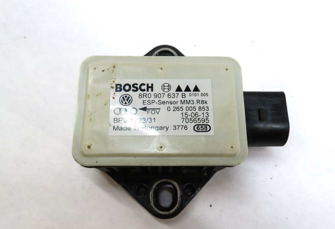 Thumbnail 5: 2014 AUDI S4 (B8 8K) YAW SPEED ACCELERATION ROTATION STABILITY SENSOR SET-2