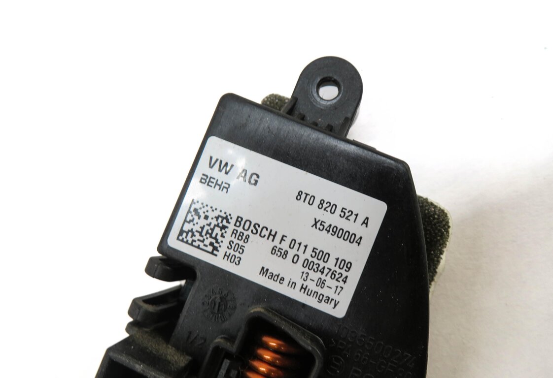 Thumbnail 4: 2014 AUDI S4 (B8 8K) FRONT HEATER A/C BLOWER FAN MOTOR SPEED RESISTOR