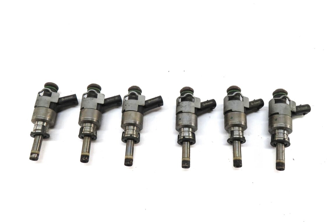 Thumbnail 3: 2011-2015 AUDI A6 A7 A8 Q5 Q7 S4 S5 (C7 D4 4L B8 8R 8T) 3.0L FUEL INJECTOR SET