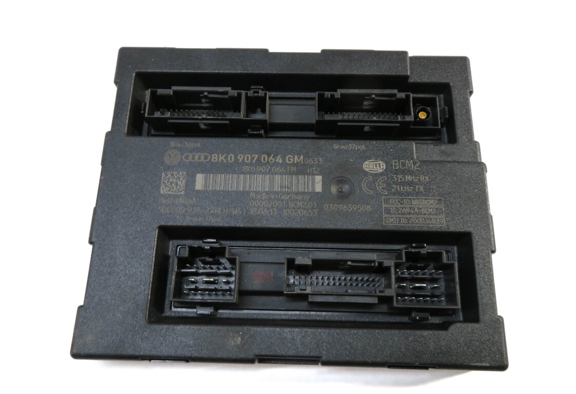 Thumbnail 6: 2014 AUDI S4 (B8 8K) 3.0L CTUB ENGINE ECM BCM GATEWAY IMMOBILIZER MODULE KEY SET