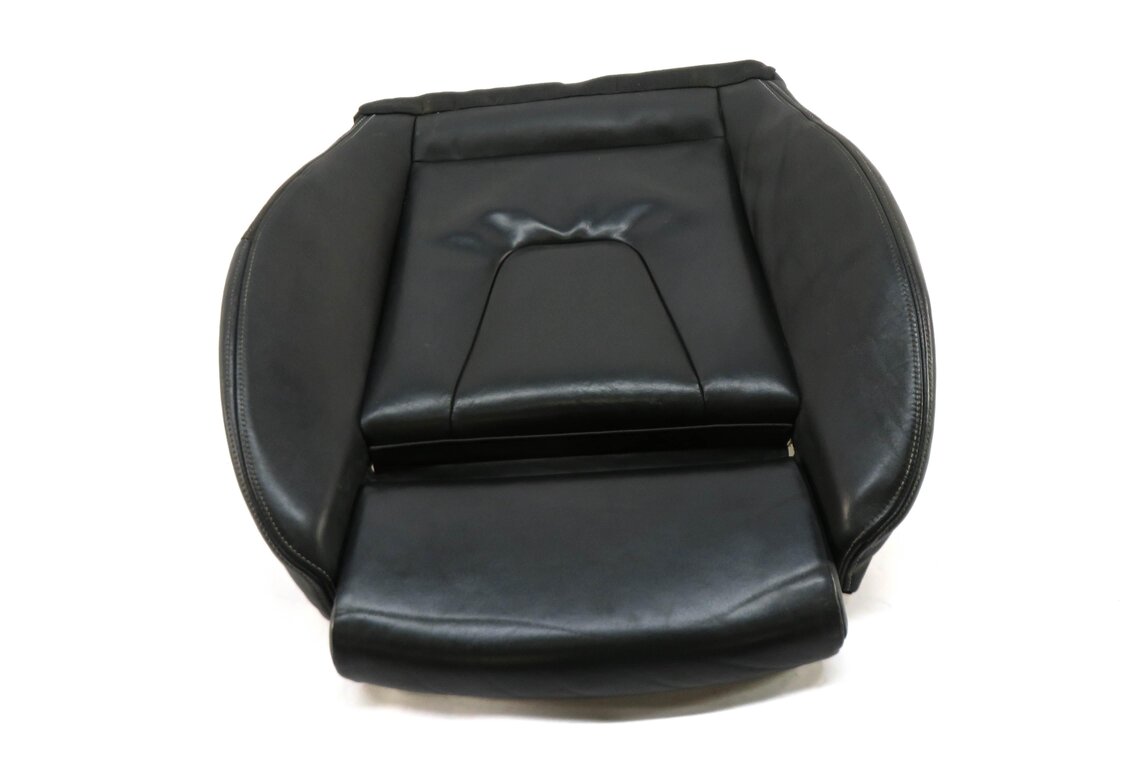 2014 AUDI S4 (B8 8K) LEFT DRIVER LOWER BOTTOM HEATED SPORT SEAT CUSHION (BLACK)