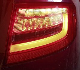 Thumbnail 2: 13-16 AUDI A4 S4 B8 8K REAR RIGHT PASSENGER OUTER TAILLIGHT BRAKE LIGHT LAMP LED