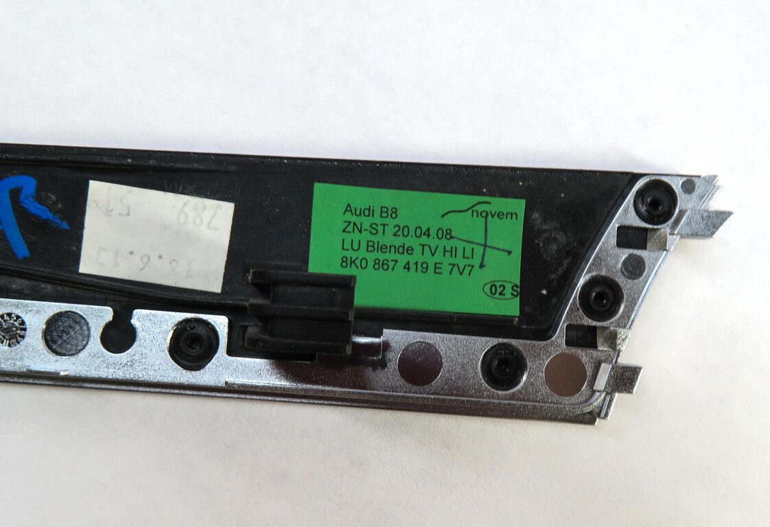Thumbnail 14: 2014 AUDI S4 (B8 8K) DASH DOOR CONSOLE CARBON FIBER TRIM SET (CARBON ATLAS 5MK)