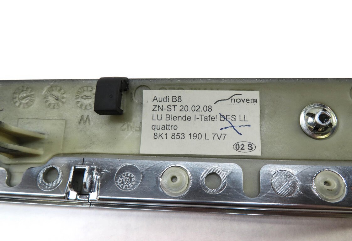 Thumbnail 15: 2014 AUDI S4 (B8 8K) DASH DOOR CONSOLE CARBON FIBER TRIM SET (CARBON ATLAS 5MK)