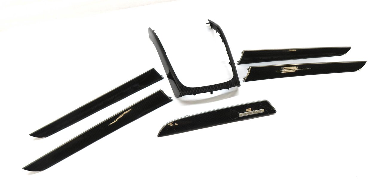 Thumbnail 17: 2014 AUDI S4 (B8 8K) DASH DOOR CONSOLE CARBON FIBER TRIM SET (CARBON ATLAS 5MK)