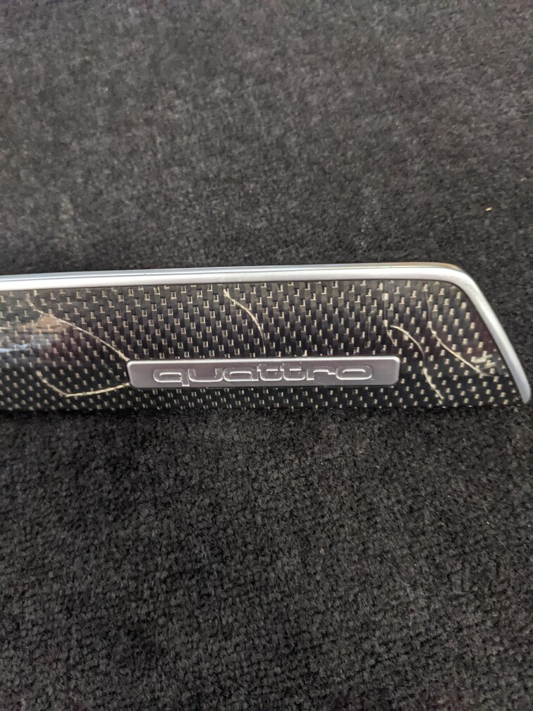 Thumbnail 23: 2014 AUDI S4 (B8 8K) DASH DOOR CONSOLE CARBON FIBER TRIM SET (CARBON ATLAS 5MK)