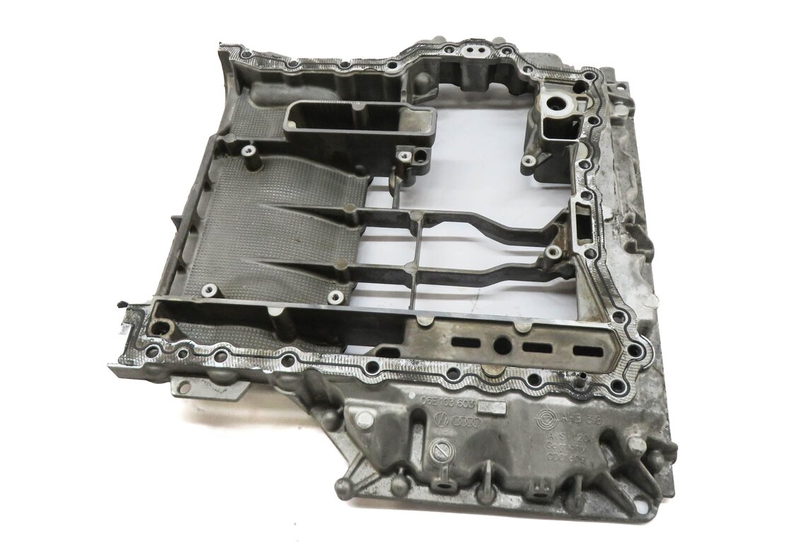 Thumbnail 2: 2014 AUDI S4 (B8 8K) 3.0L CTUB SUPERCHARGED ENGINE UPPER OIL PAN CRADLE