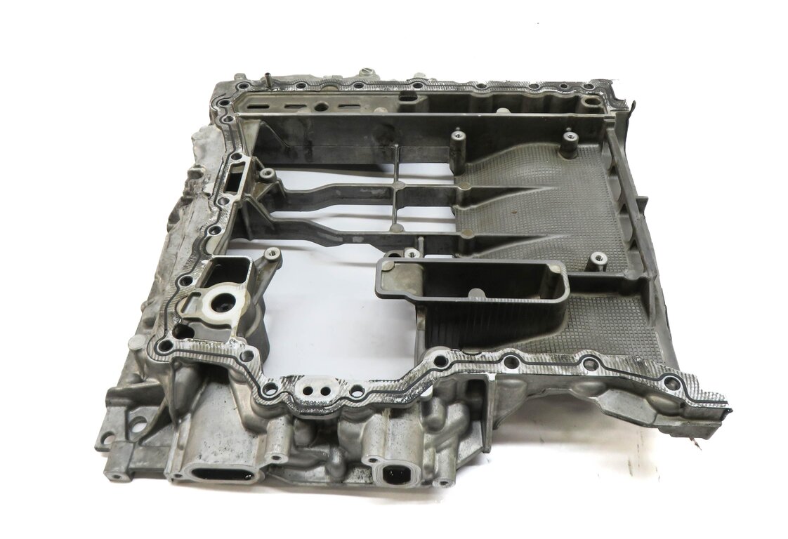 Thumbnail 4: 2014 AUDI S4 (B8 8K) 3.0L CTUB SUPERCHARGED ENGINE UPPER OIL PAN CRADLE