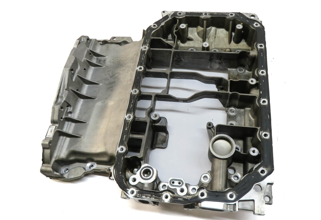 Thumbnail 6: 2014 AUDI S4 (B8 8K) 3.0L CTUB SUPERCHARGED ENGINE UPPER OIL PAN CRADLE