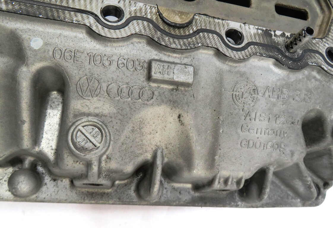 Thumbnail 7: 2014 AUDI S4 (B8 8K) 3.0L CTUB SUPERCHARGED ENGINE UPPER OIL PAN CRADLE