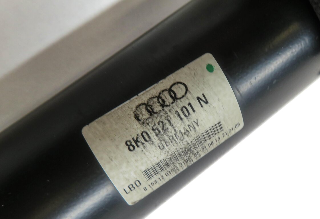 Thumbnail 5: 2012-2016 AUDI S4 (B8 8K) SEDAN - A/T REAR DRIVESHAFT DRIVELINE DRIVE LINE SHAFT