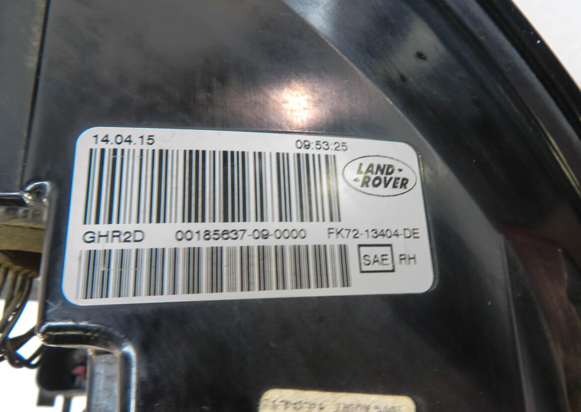 Thumbnail 5: 15-19 LAND ROVER DISCOVERY SPORT (L550) RIGHT REAR TAILLIGHT BRAKE LIGHT LAMP
